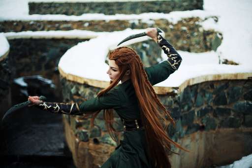 Про кино - Cosplay - Tauriel the hobbit desolation of Smaug